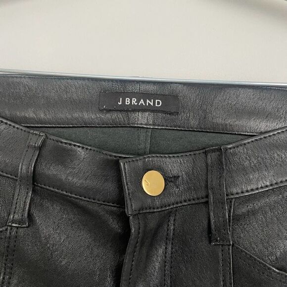 $989 J BRAND LAMB LEATHER pants - Picture 11 of 16